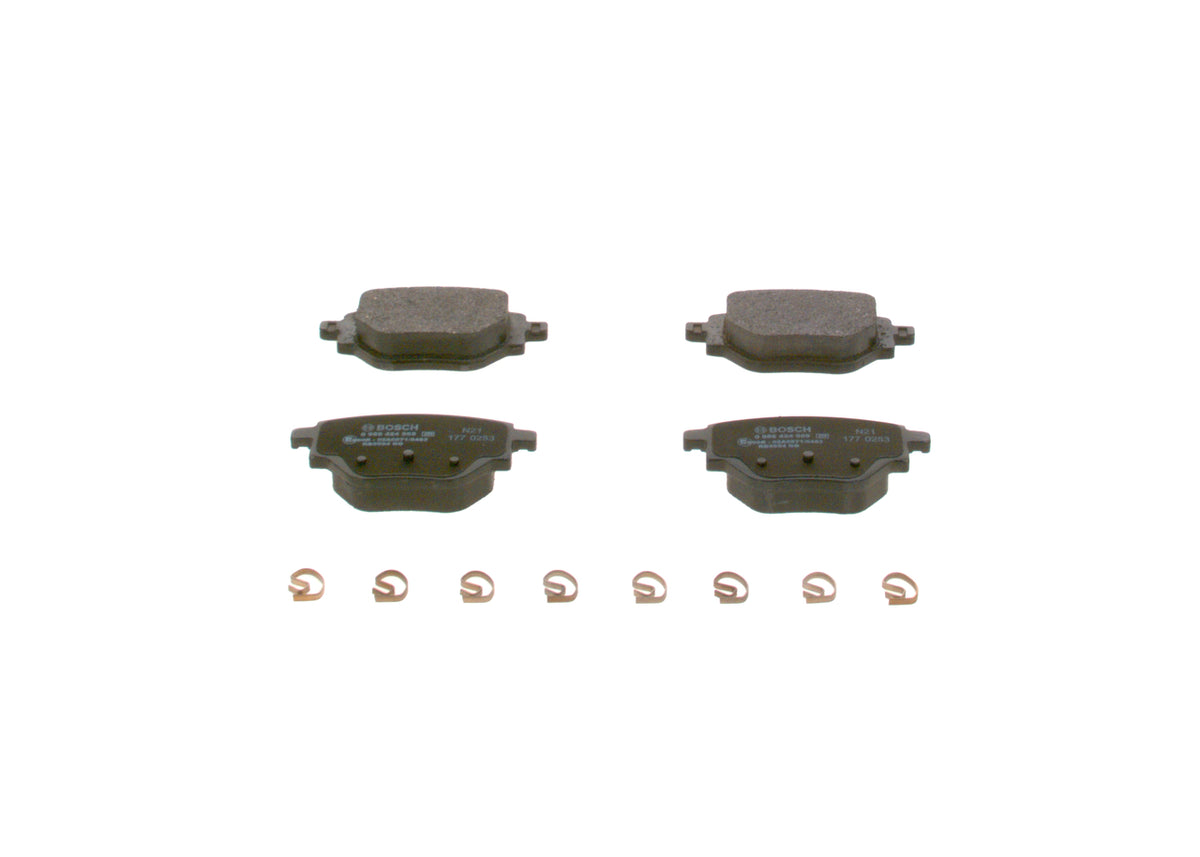 set placute frana,frana disc 0 986 424 988 BOSCH