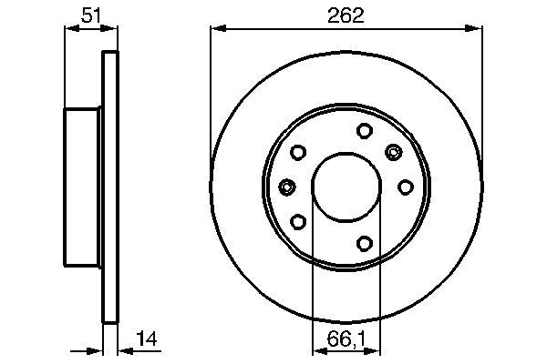 Disc frana 0 986 478 991 BOSCH