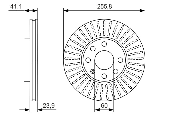 Disc frana 0 986 479 R76 BOSCH