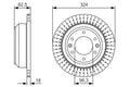 Disc frana 0 986 479 U29 BOSCH