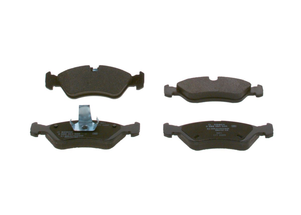 set placute frana,frana disc 0 986 491 900 BOSCH