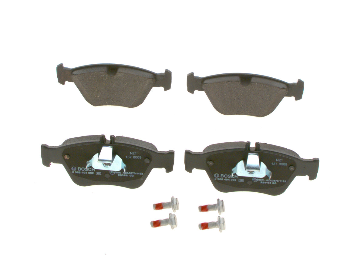 set placute frana,frana disc 0 986 494 002 BOSCH