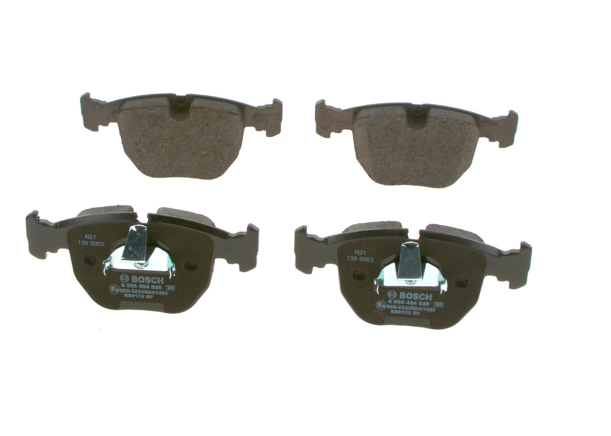 set placute frana,frana disc 0 986 494 028 BOSCH
