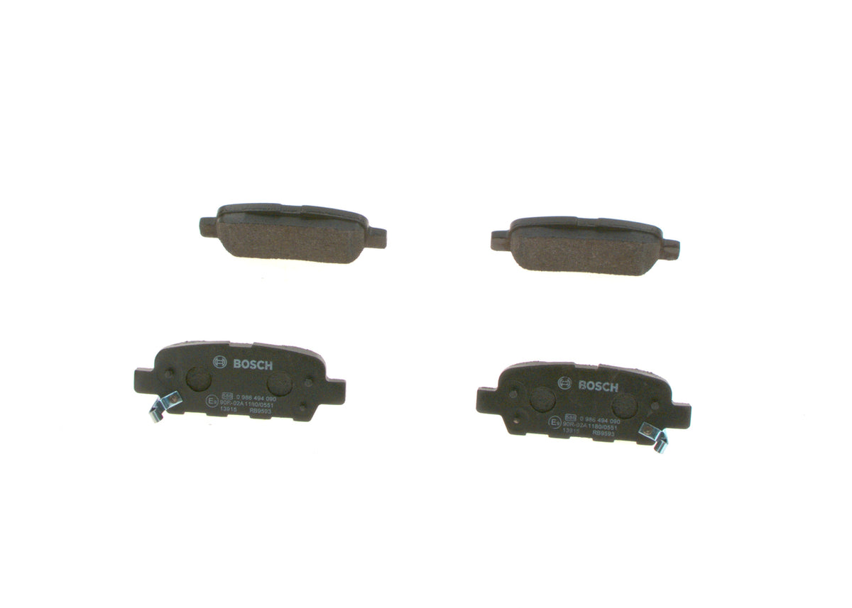 set placute frana,frana disc 0 986 494 090 BOSCH