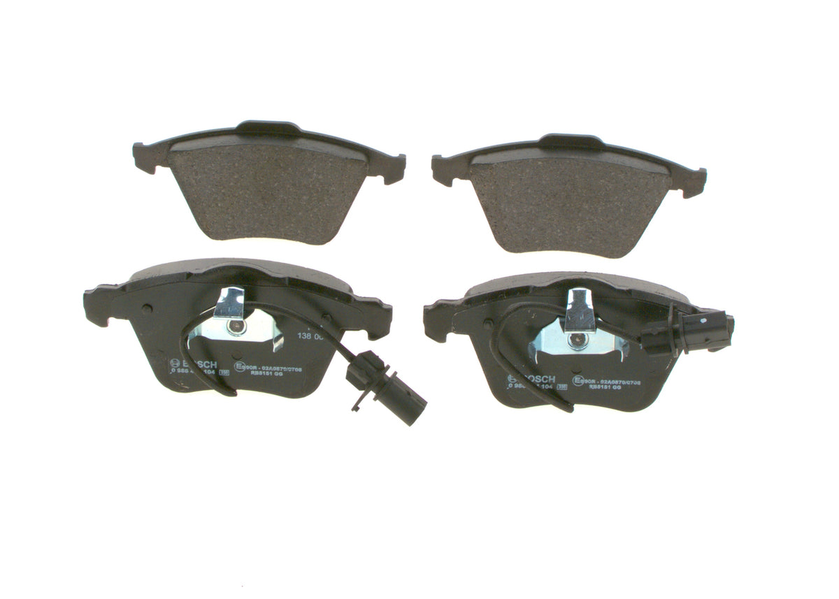 set placute frana,frana disc 0 986 494 104 BOSCH