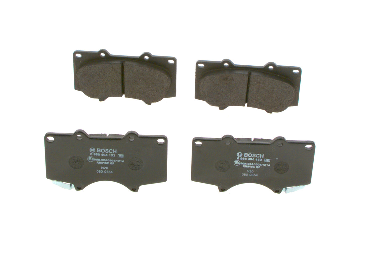 set placute frana,frana disc 0 986 494 153 BOSCH