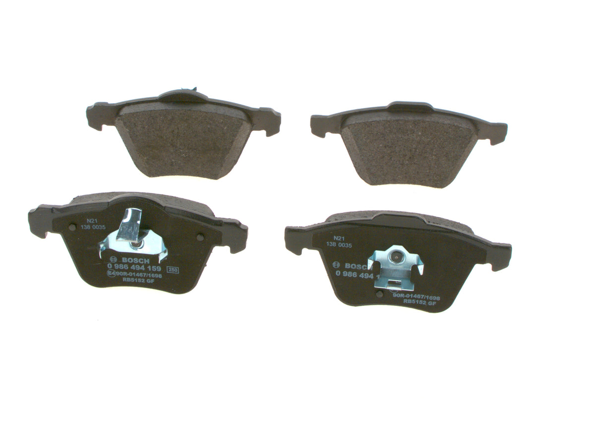 set placute frana,frana disc 0 986 494 159 BOSCH