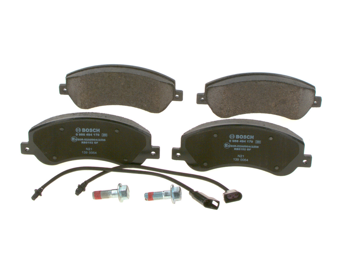 set placute frana,frana disc 0 986 494 170 BOSCH