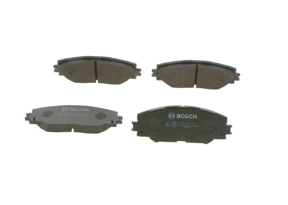 set placute frana,frana disc 0 986 494 174 BOSCH