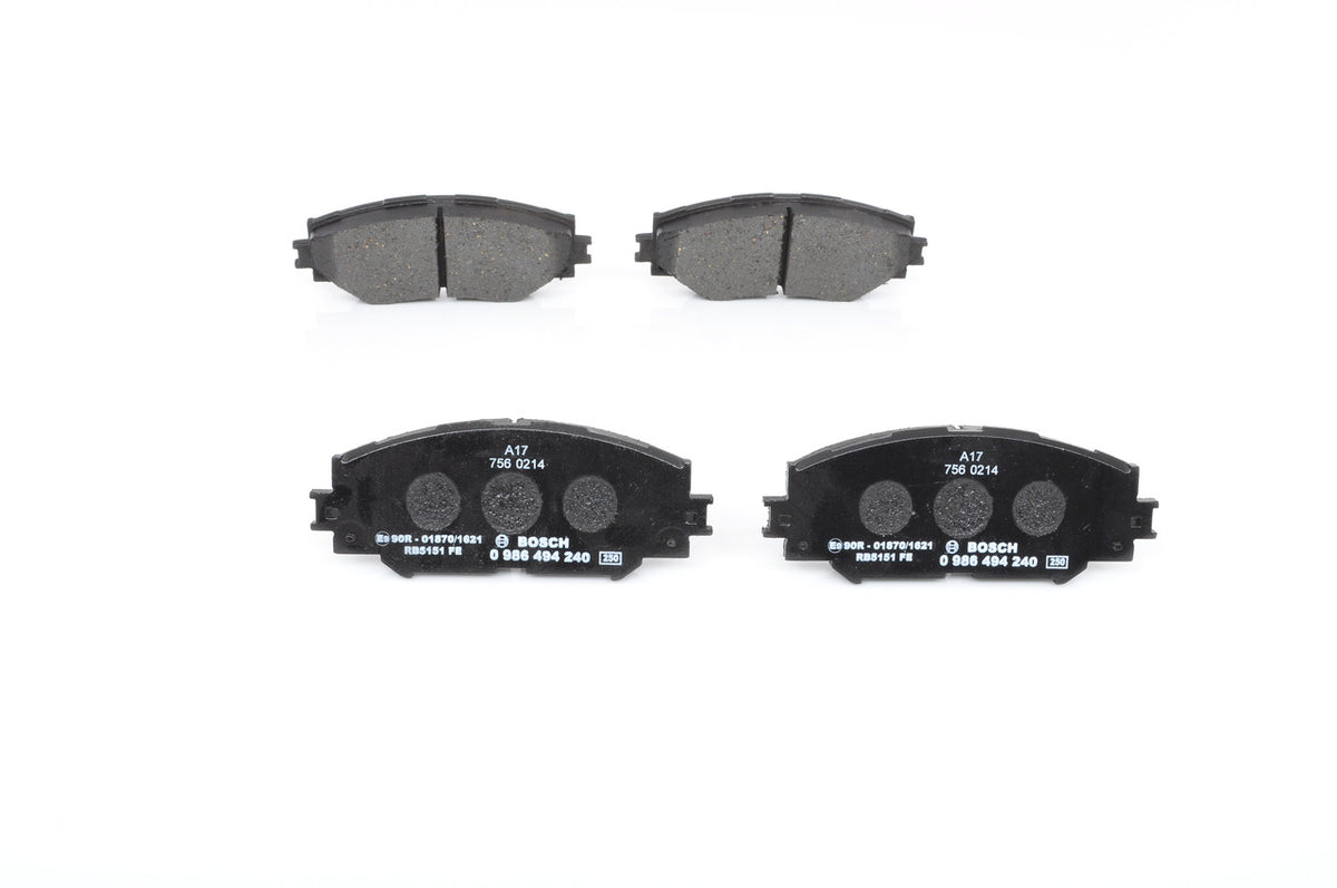 set placute frana,frana disc 0 986 494 240 BOSCH
