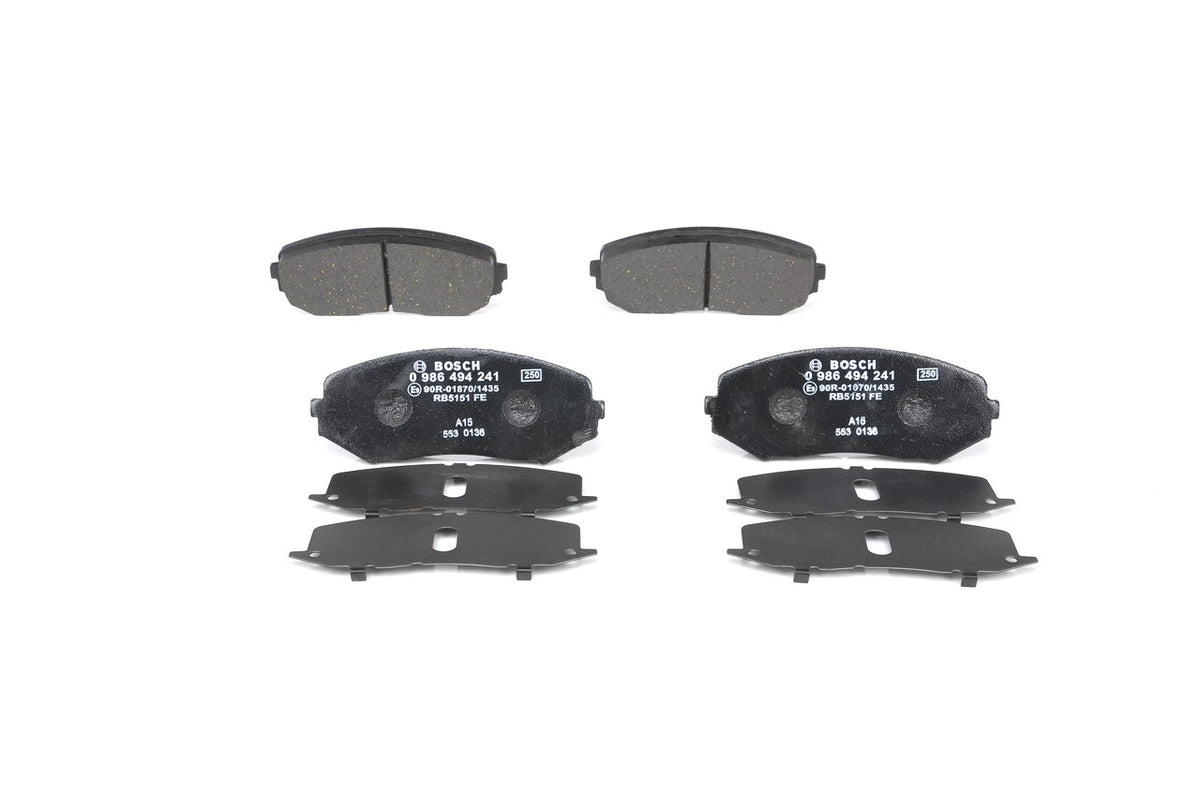 set placute frana,frana disc 0 986 494 241 BOSCH