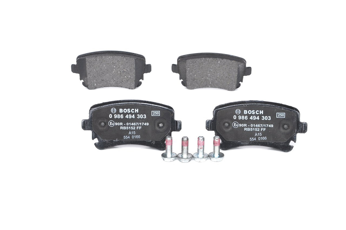 set placute frana,frana disc 0 986 494 303 BOSCH