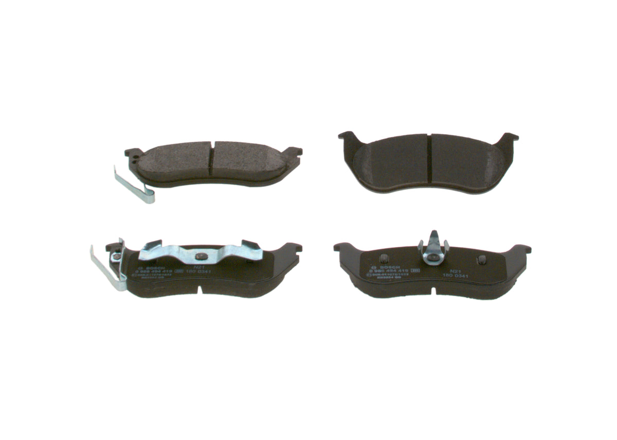 set placute frana,frana disc 0 986 494 419 BOSCH