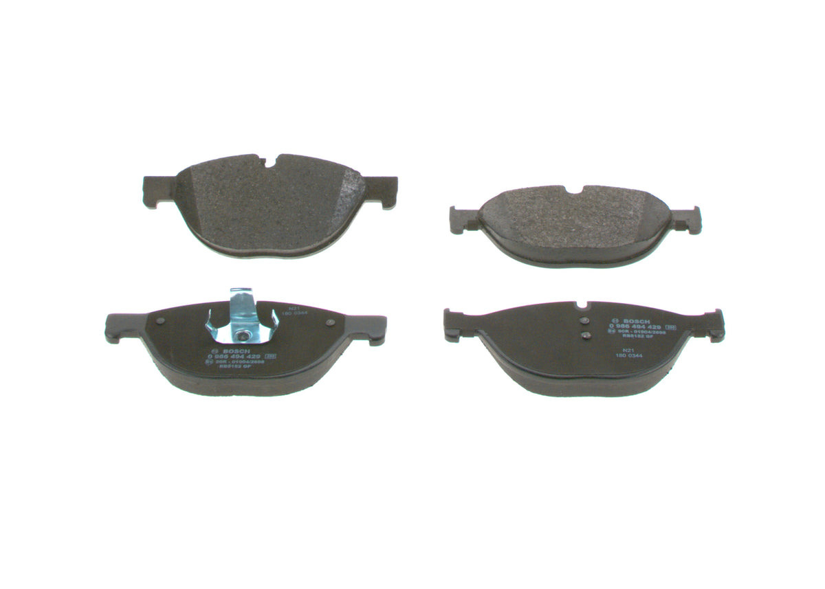 set placute frana,frana disc 0 986 494 429 BOSCH