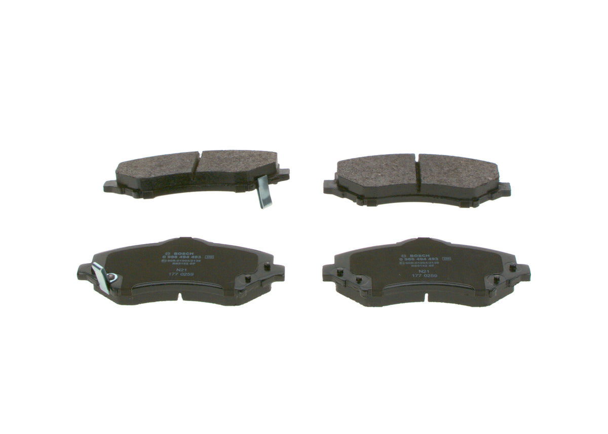 set placute frana,frana disc 0 986 494 493 BOSCH