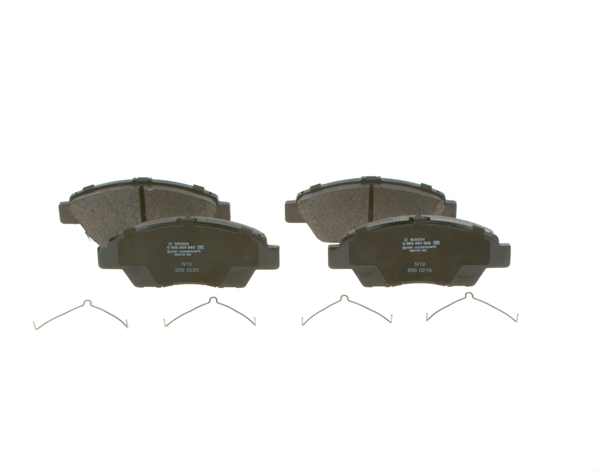set placute frana,frana disc 0 986 494 562 BOSCH