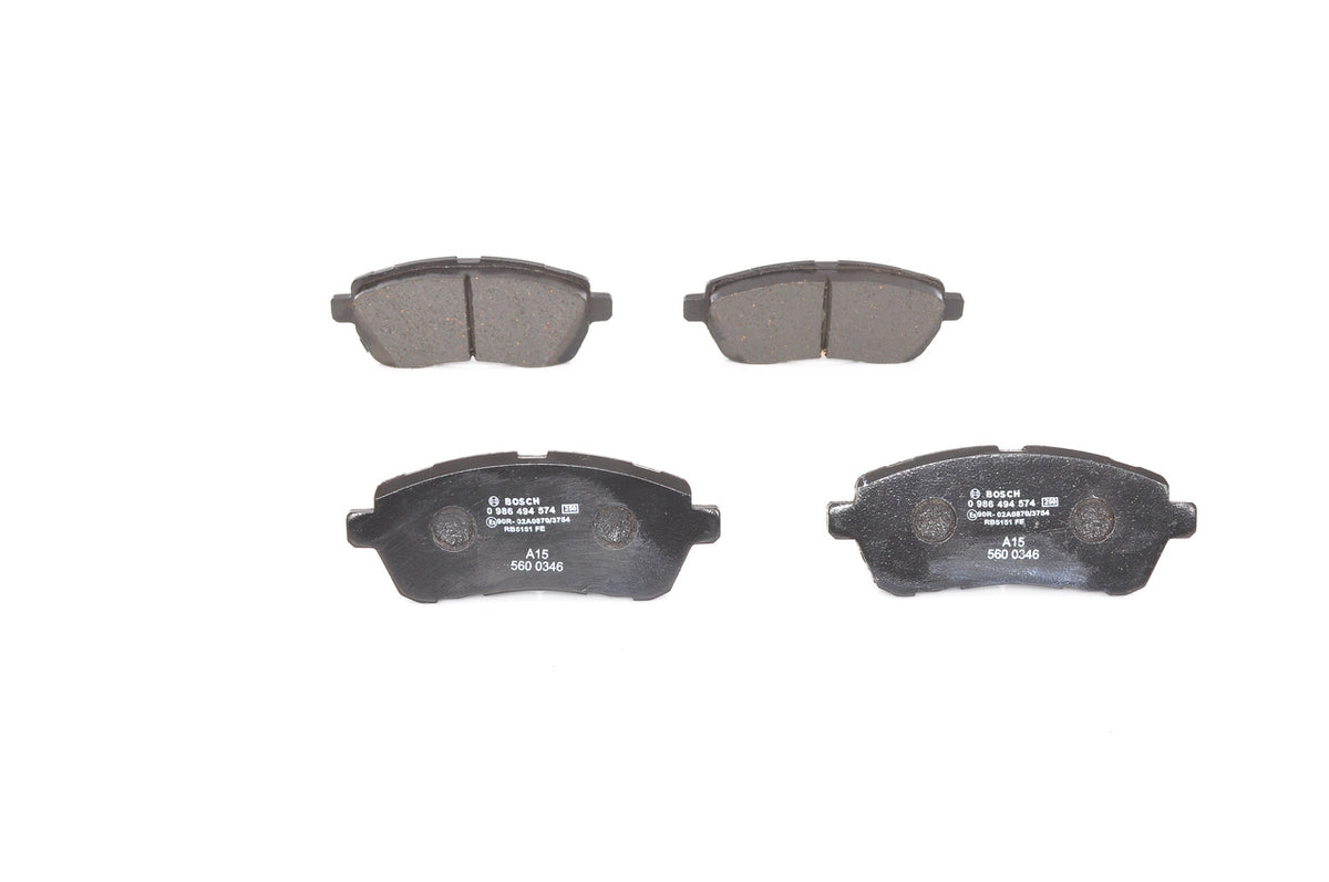 set placute frana,frana disc 0 986 494 574 BOSCH