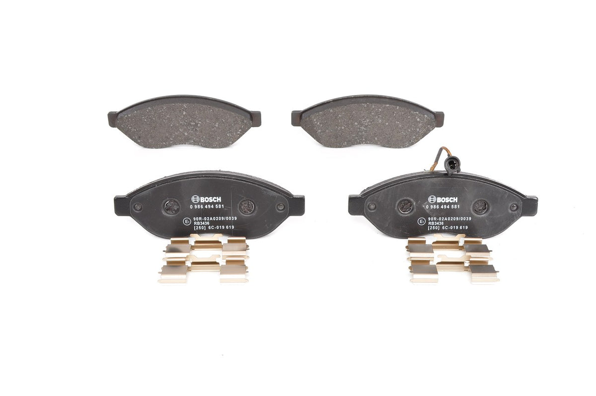 Set placute frana BOSCH 0 986 494 581