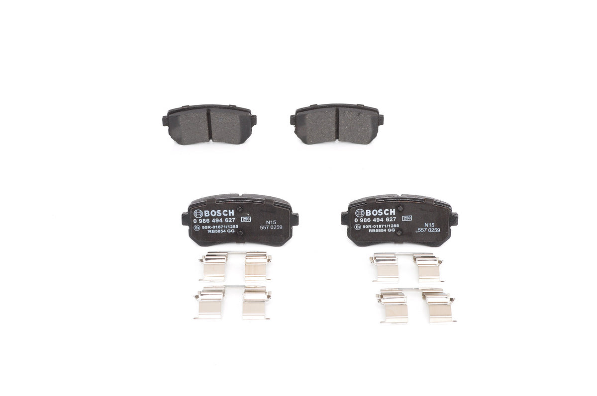 set placute frana,frana disc 0 986 494 627 BOSCH