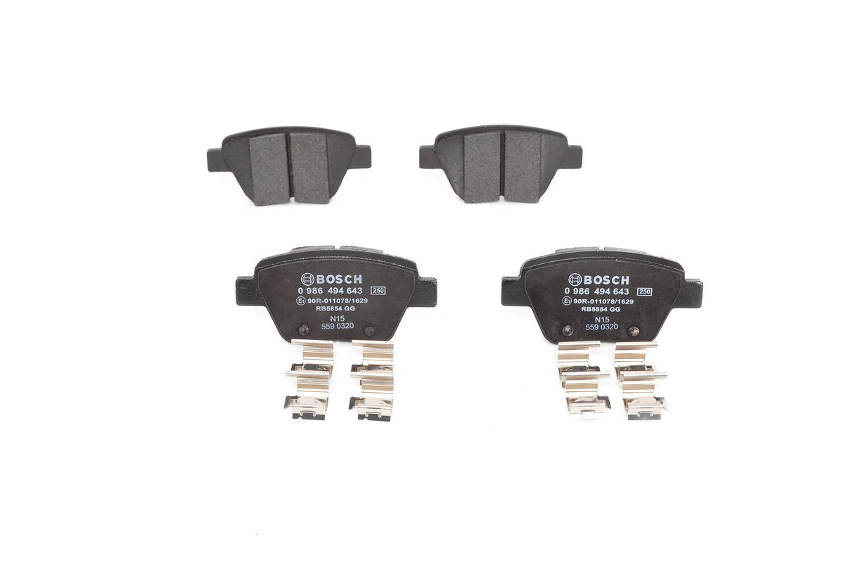 set placute frana,frana disc 0 986 494 643 BOSCH
