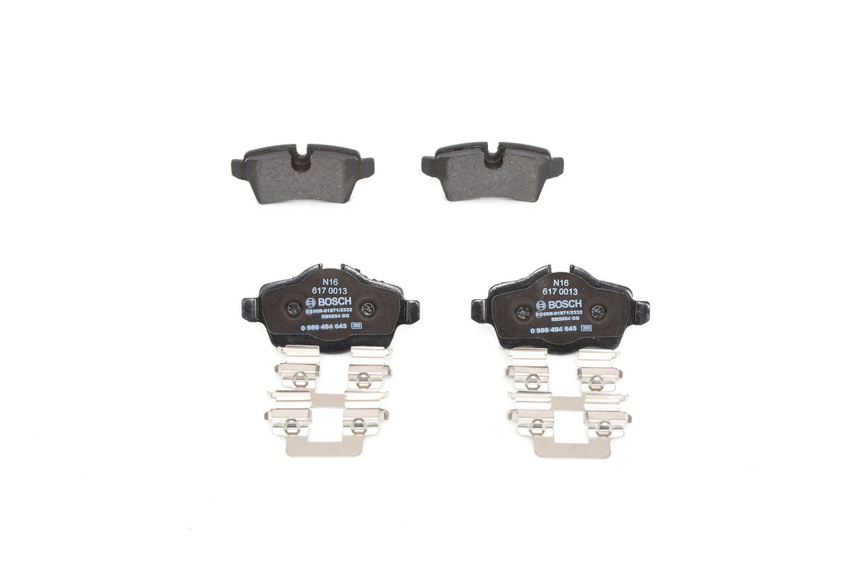 set placute frana,frana disc 0 986 494 645 BOSCH