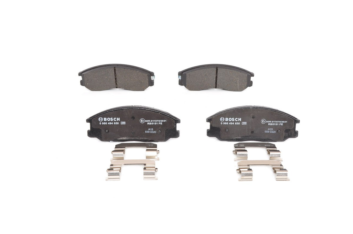 set placute frana,frana disc 0 986 494 650 BOSCH