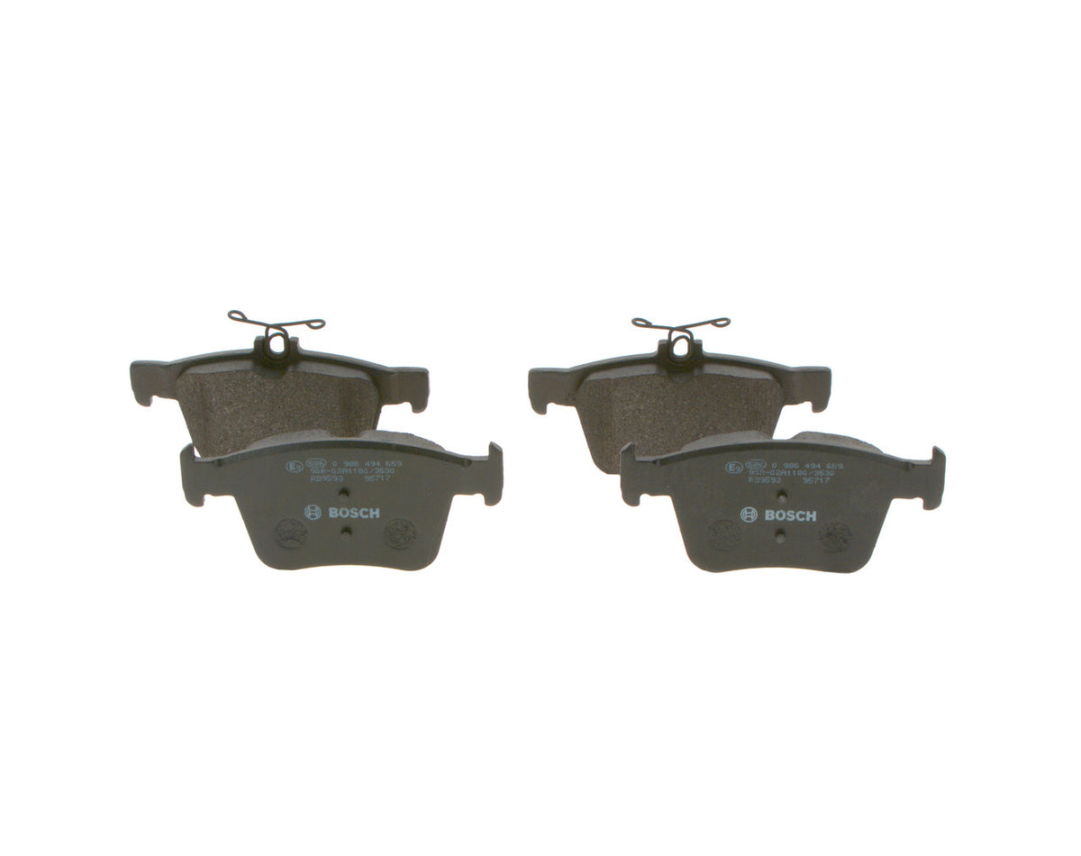 set placute frana,frana disc 0 986 494 659 BOSCH