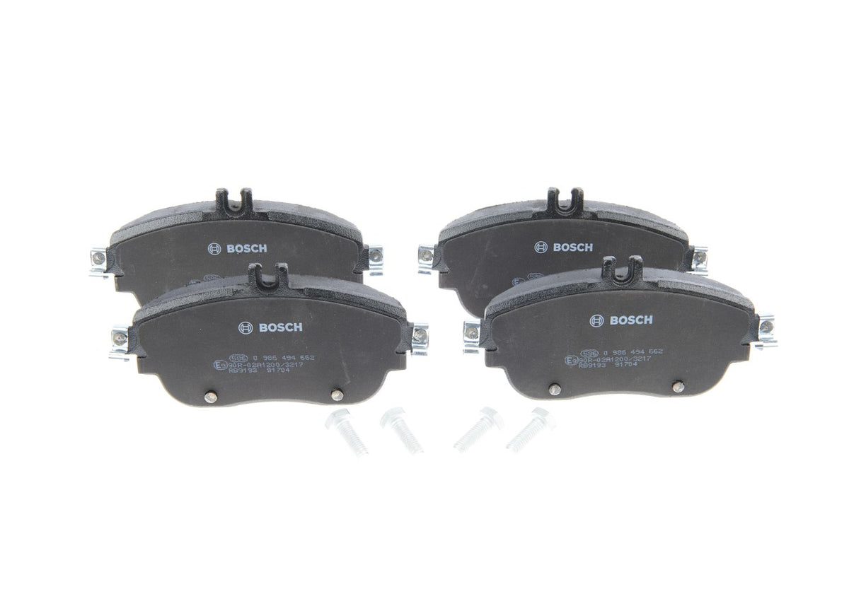 set placute frana,frana disc 0 986 494 662 BOSCH