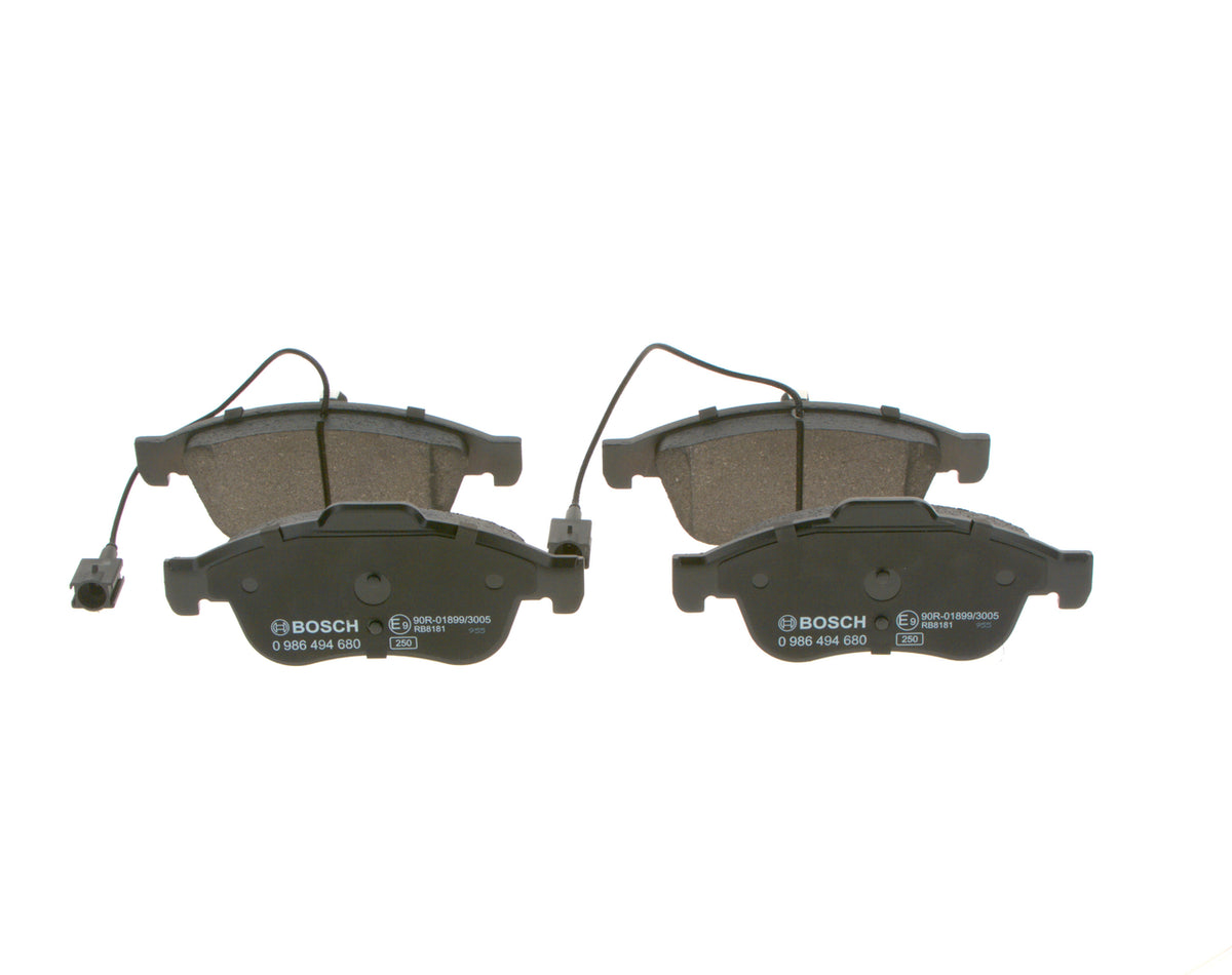 set placute frana,frana disc 0 986 494 680 BOSCH