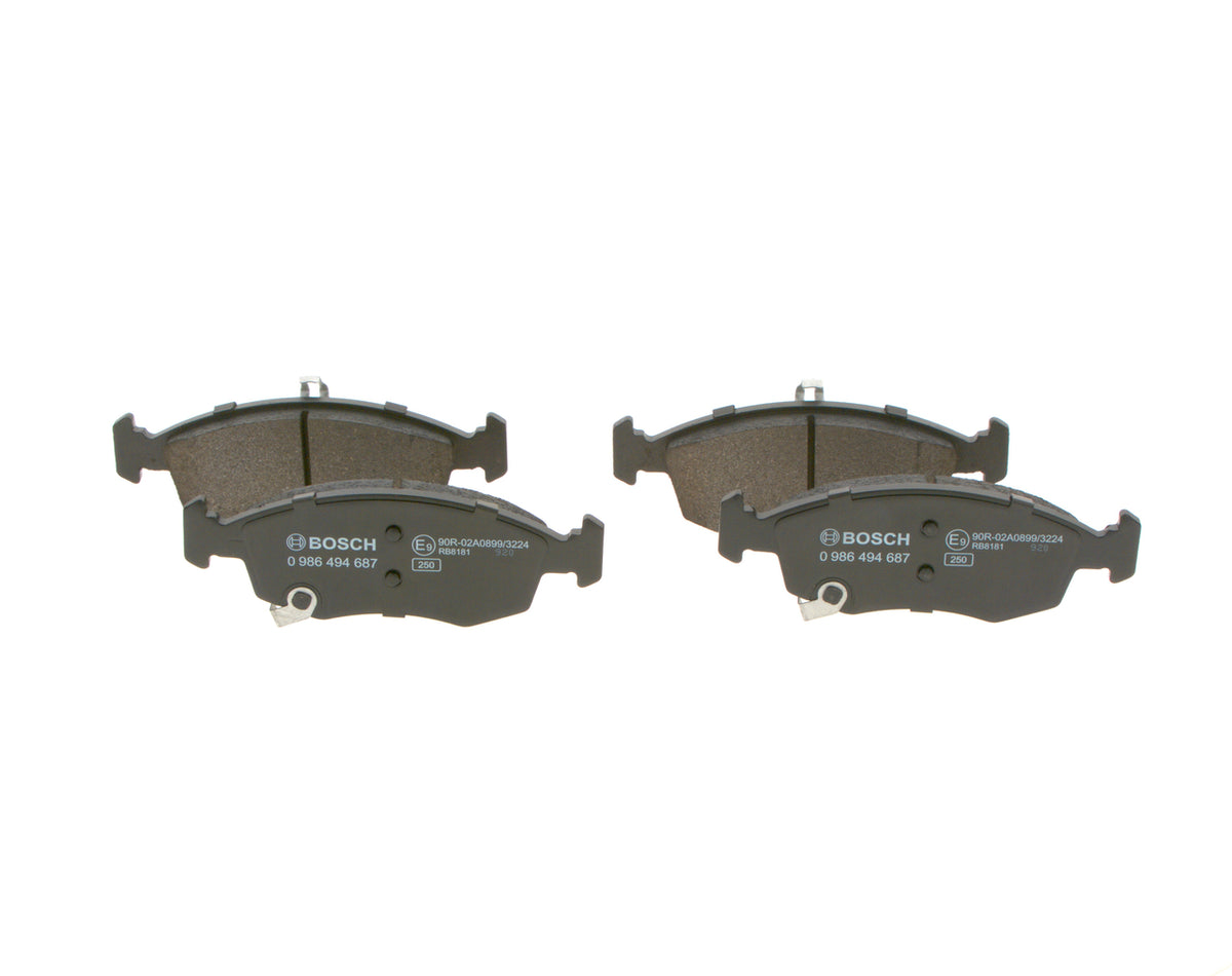 set placute frana,frana disc 0 986 494 687 BOSCH