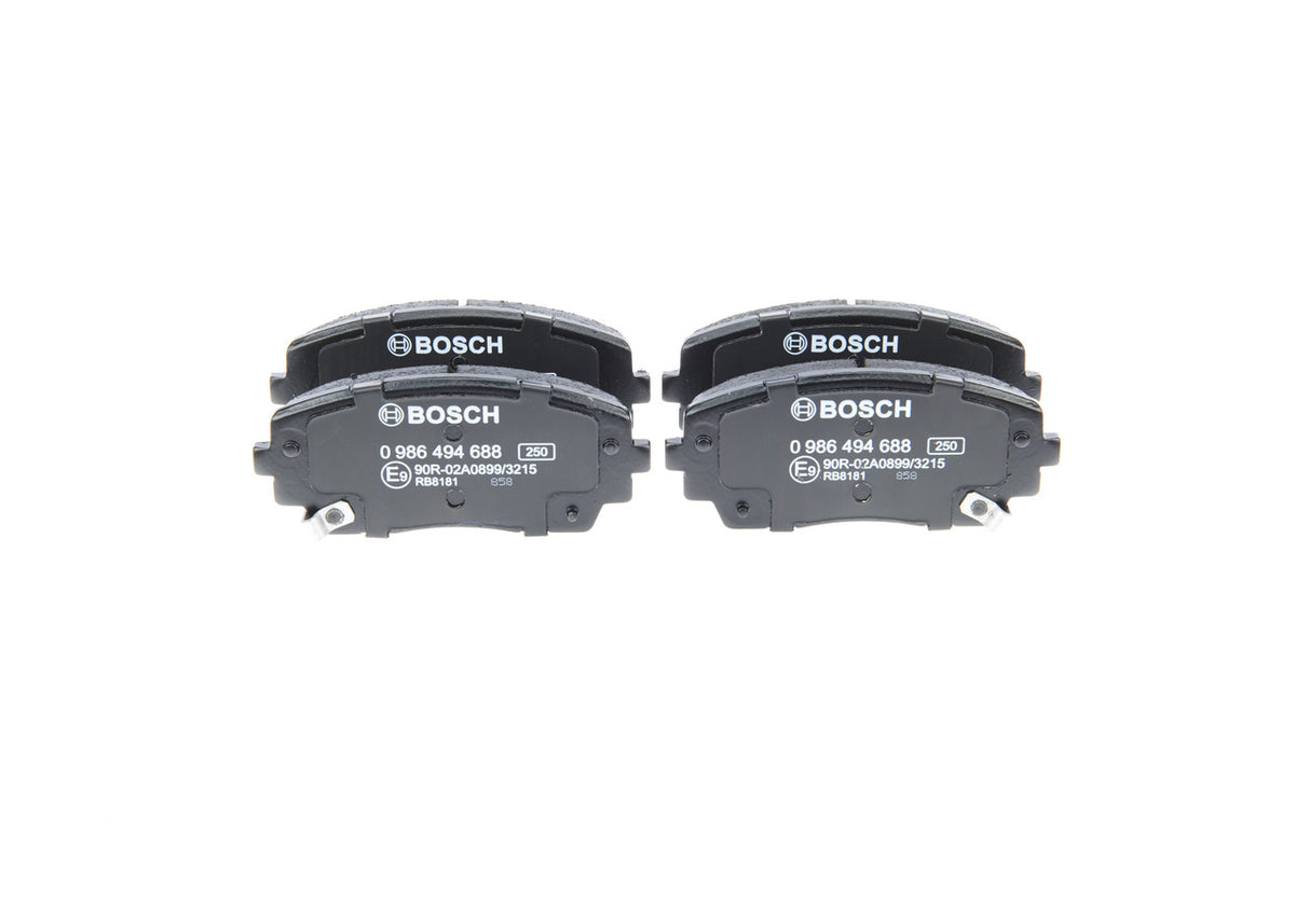 set placute frana,frana disc 0 986 494 688 BOSCH