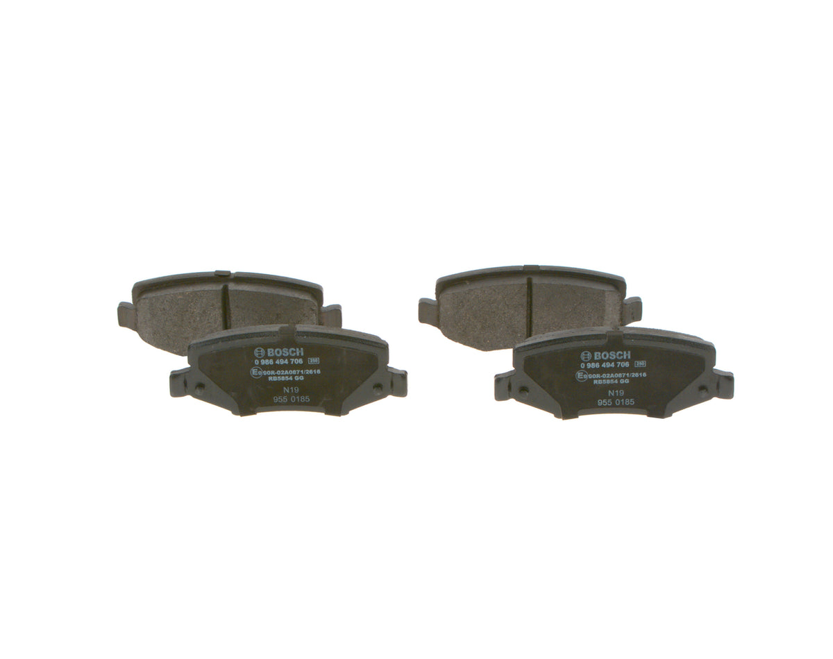 set placute frana,frana disc 0 986 494 706 BOSCH