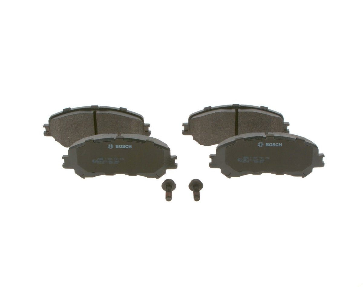 set placute frana,frana disc 0 986 494 722 BOSCH