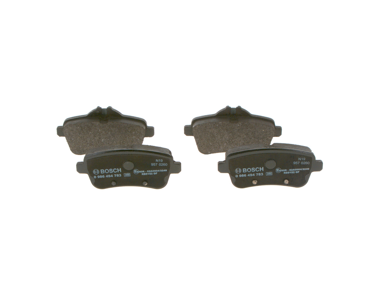 set placute frana,frana disc 0 986 494 783 BOSCH