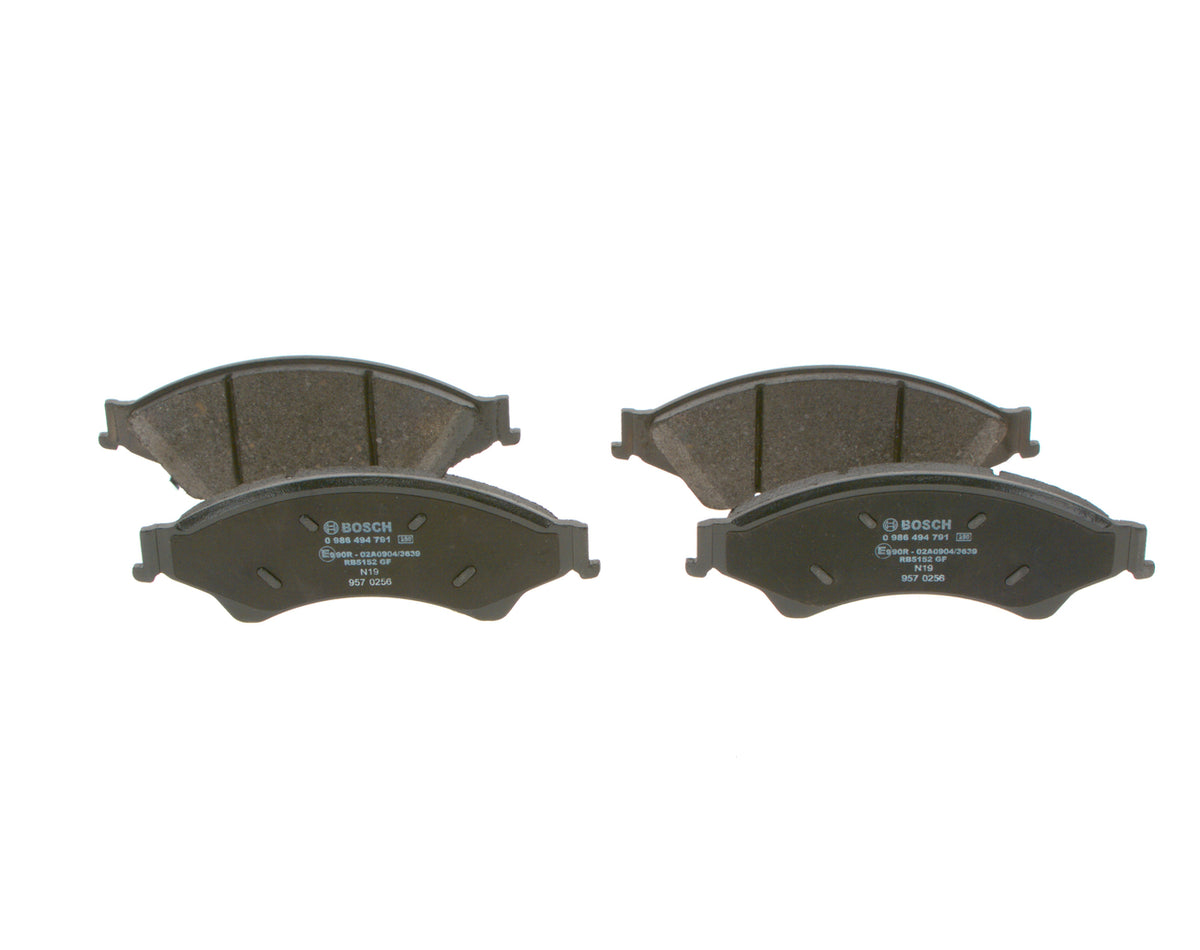 set placute frana,frana disc 0 986 494 791 BOSCH