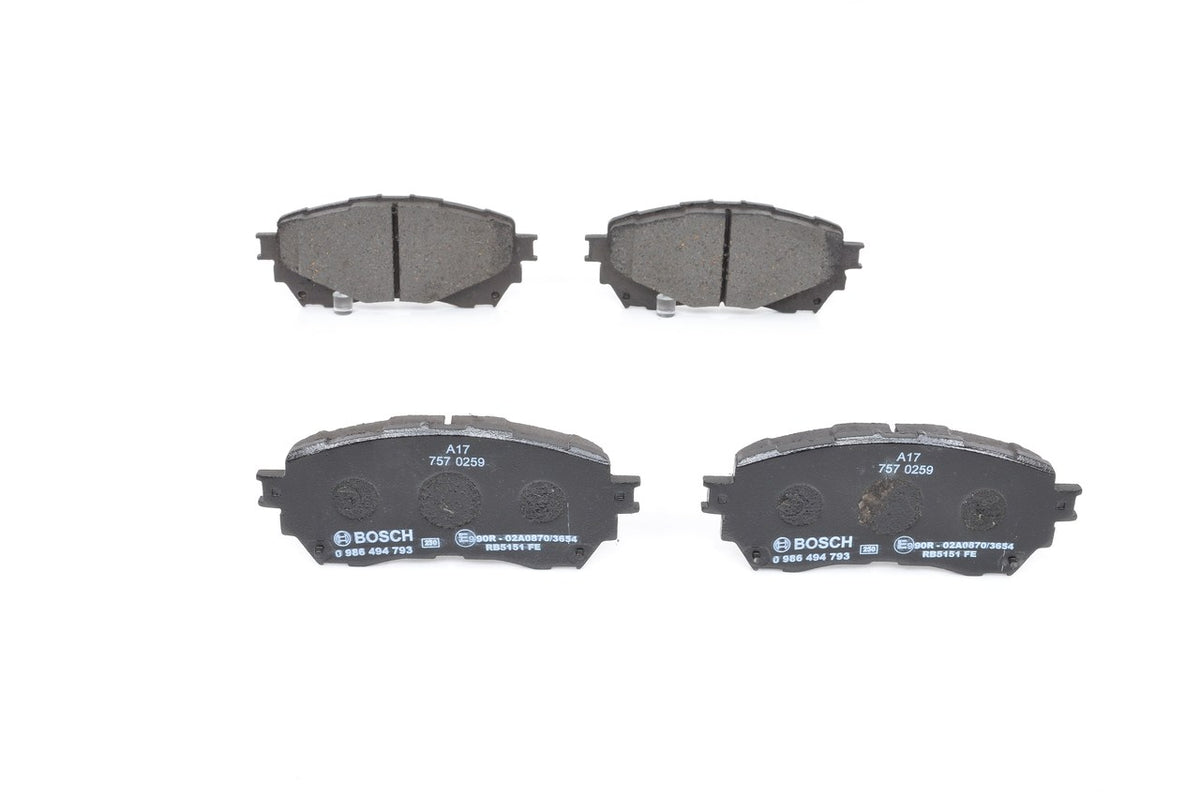 set placute frana,frana disc 0 986 494 793 BOSCH