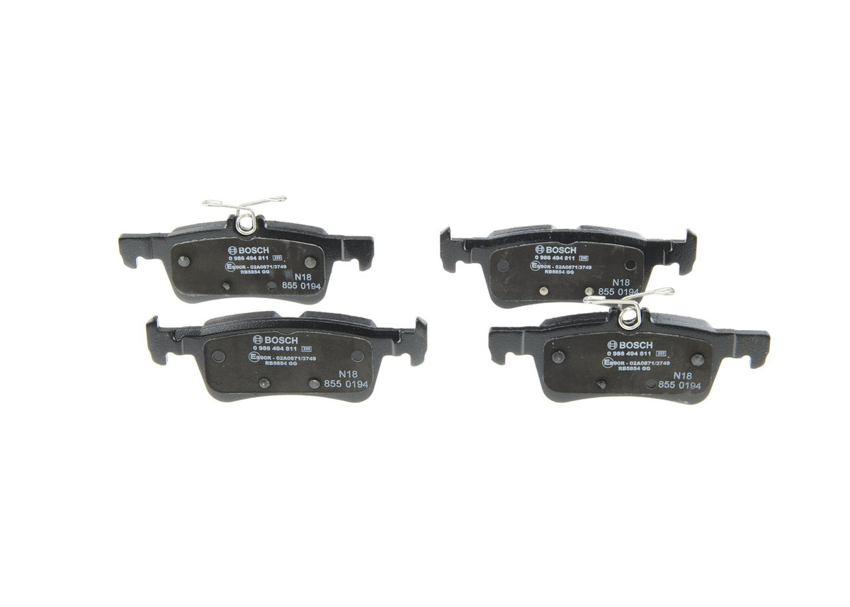set placute frana,frana disc 0 986 494 811 BOSCH