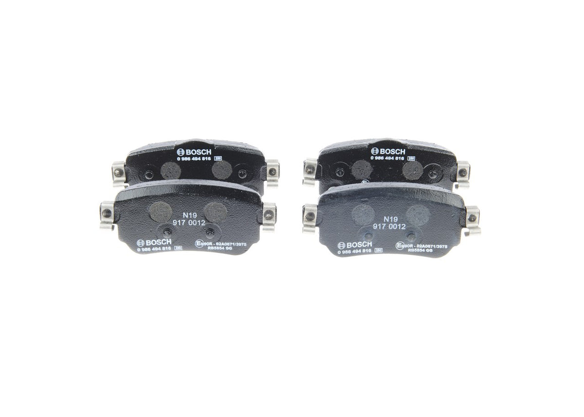 set placute frana,frana disc 0 986 494 816 BOSCH
