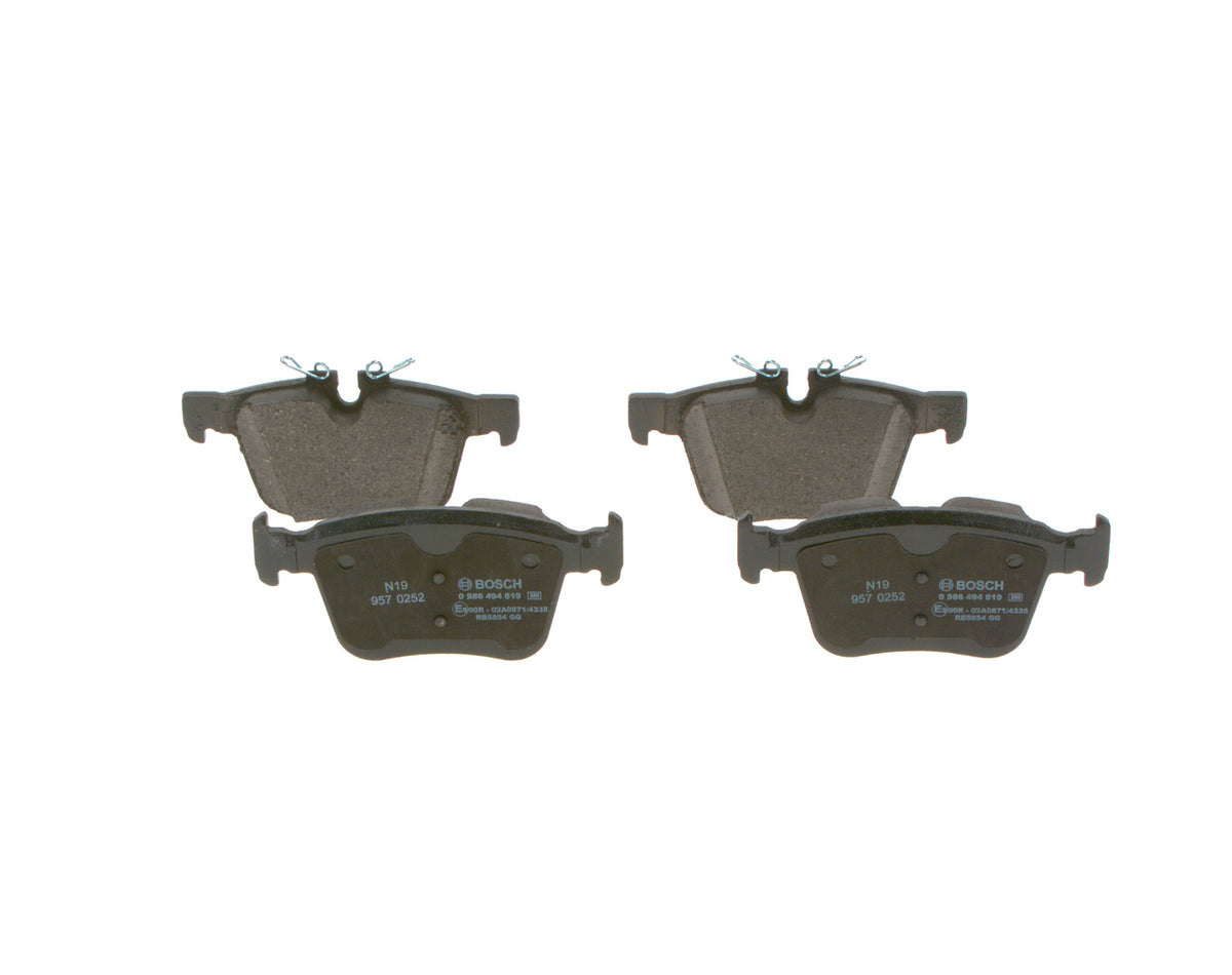 set placute frana,frana disc 0 986 494 819 BOSCH