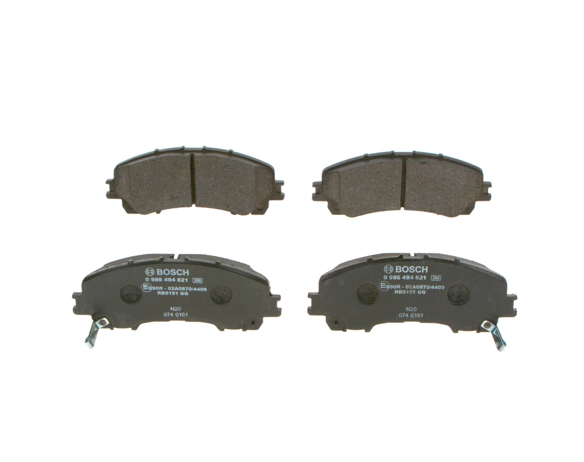 set placute frana,frana disc 0 986 494 821 BOSCH