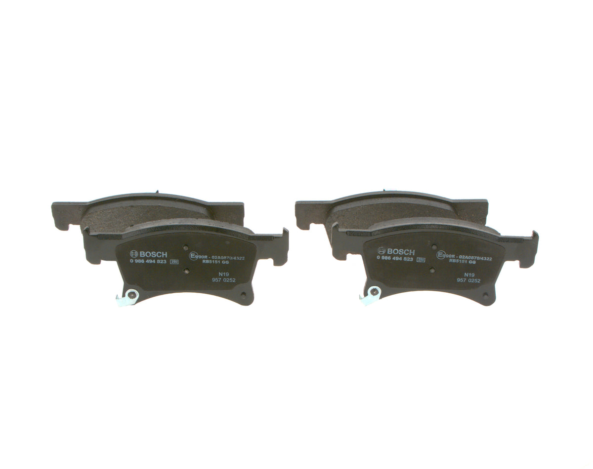 set placute frana,frana disc 0 986 494 823 BOSCH