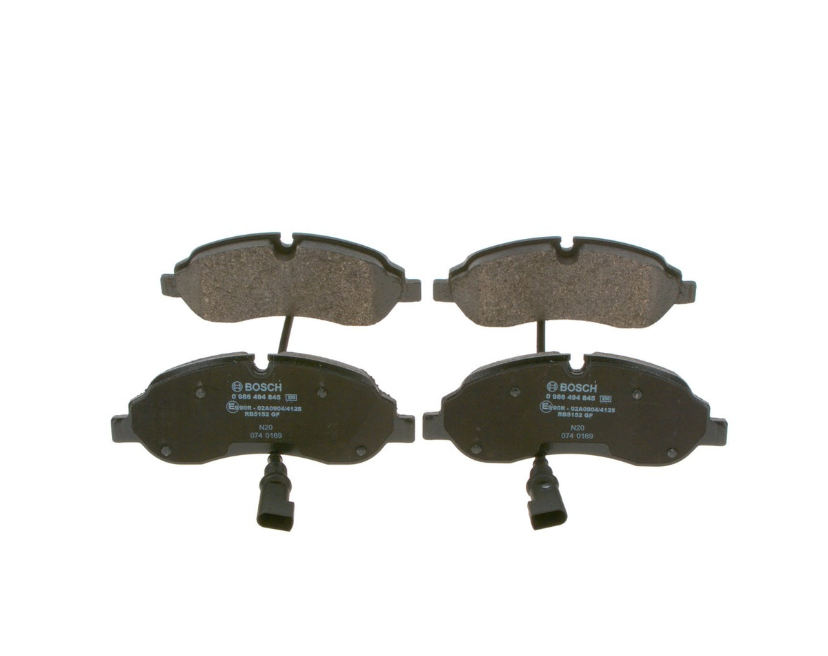 set placute frana,frana disc 0 986 494 845 BOSCH