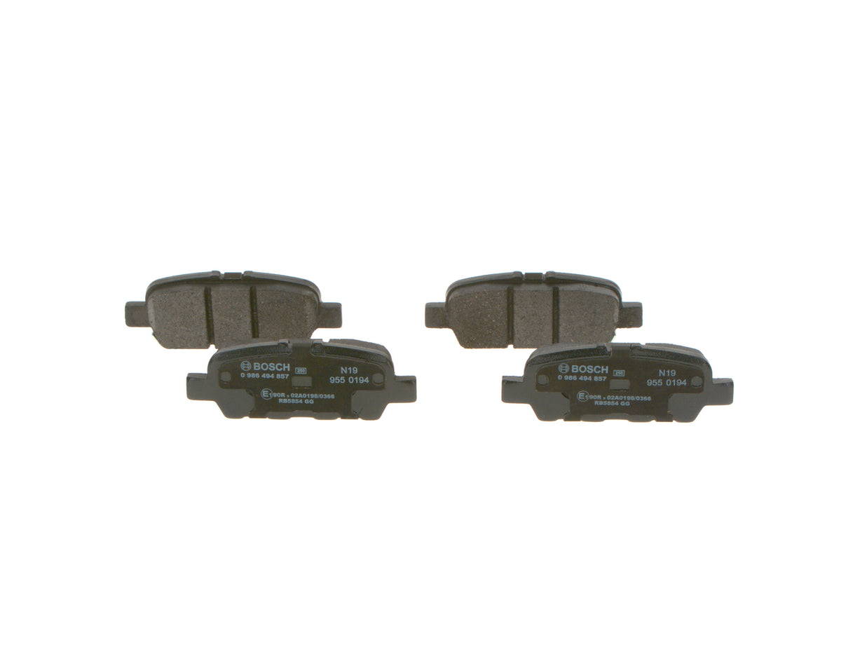 set placute frana,frana disc 0 986 494 857 BOSCH