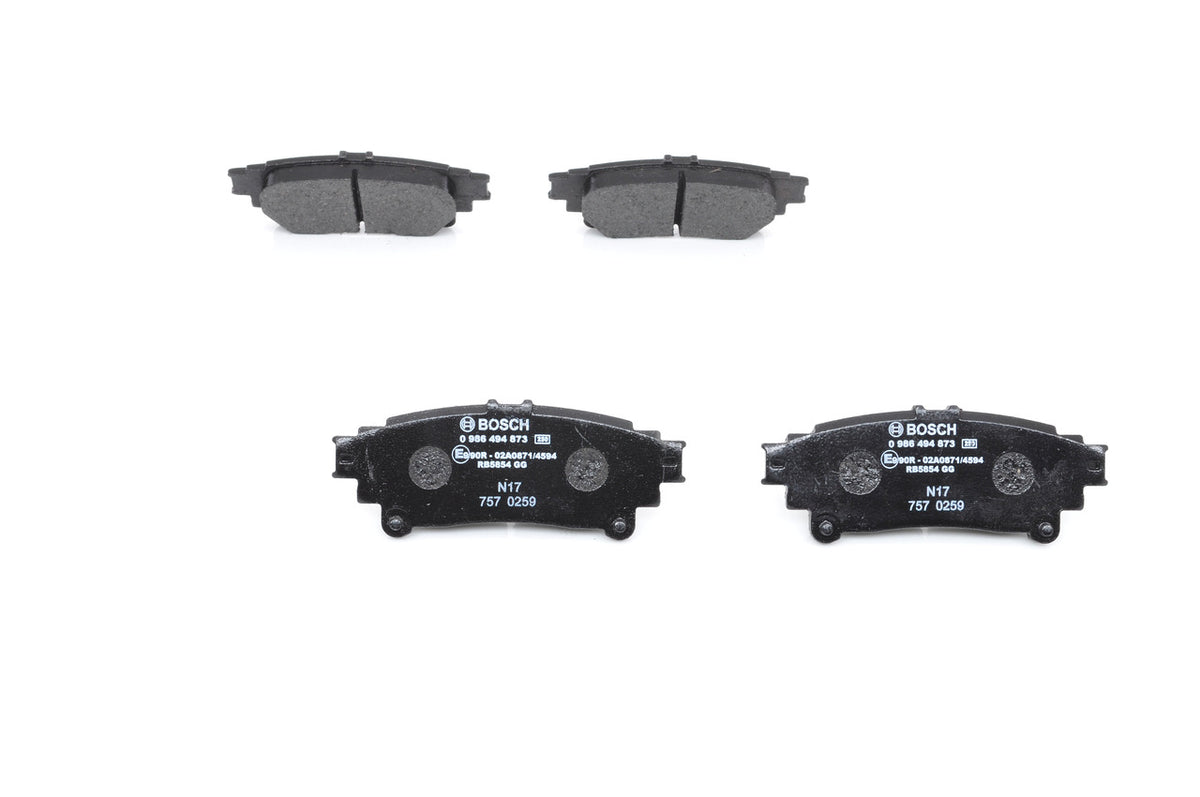 set placute frana,frana disc 0 986 494 873 BOSCH