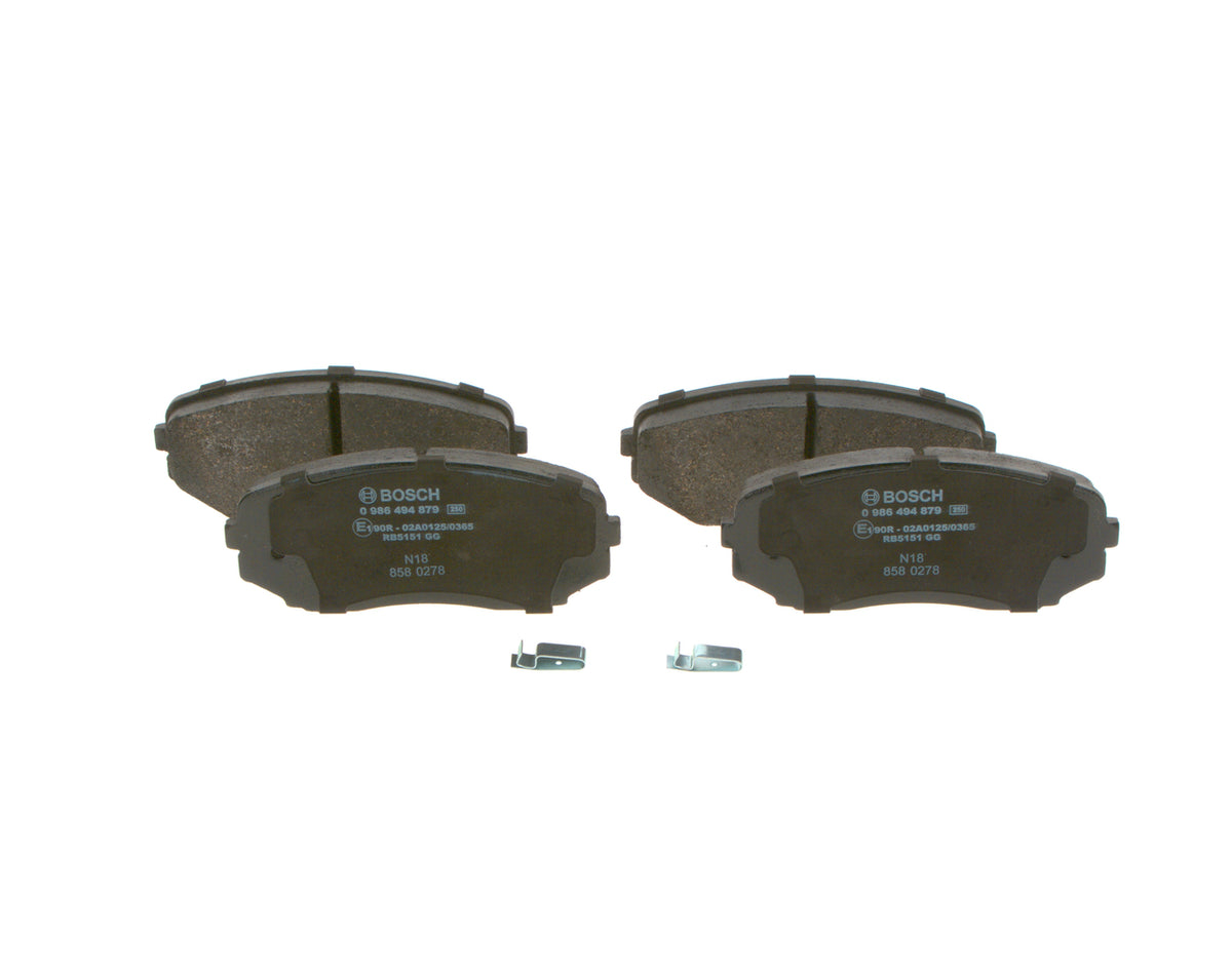 set placute frana,frana disc 0 986 494 879 BOSCH