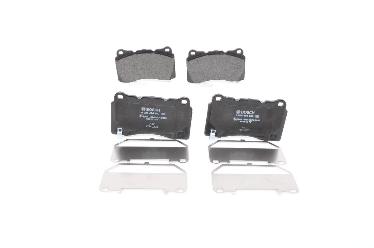 set placute frana,frana disc 0 986 494 880 BOSCH