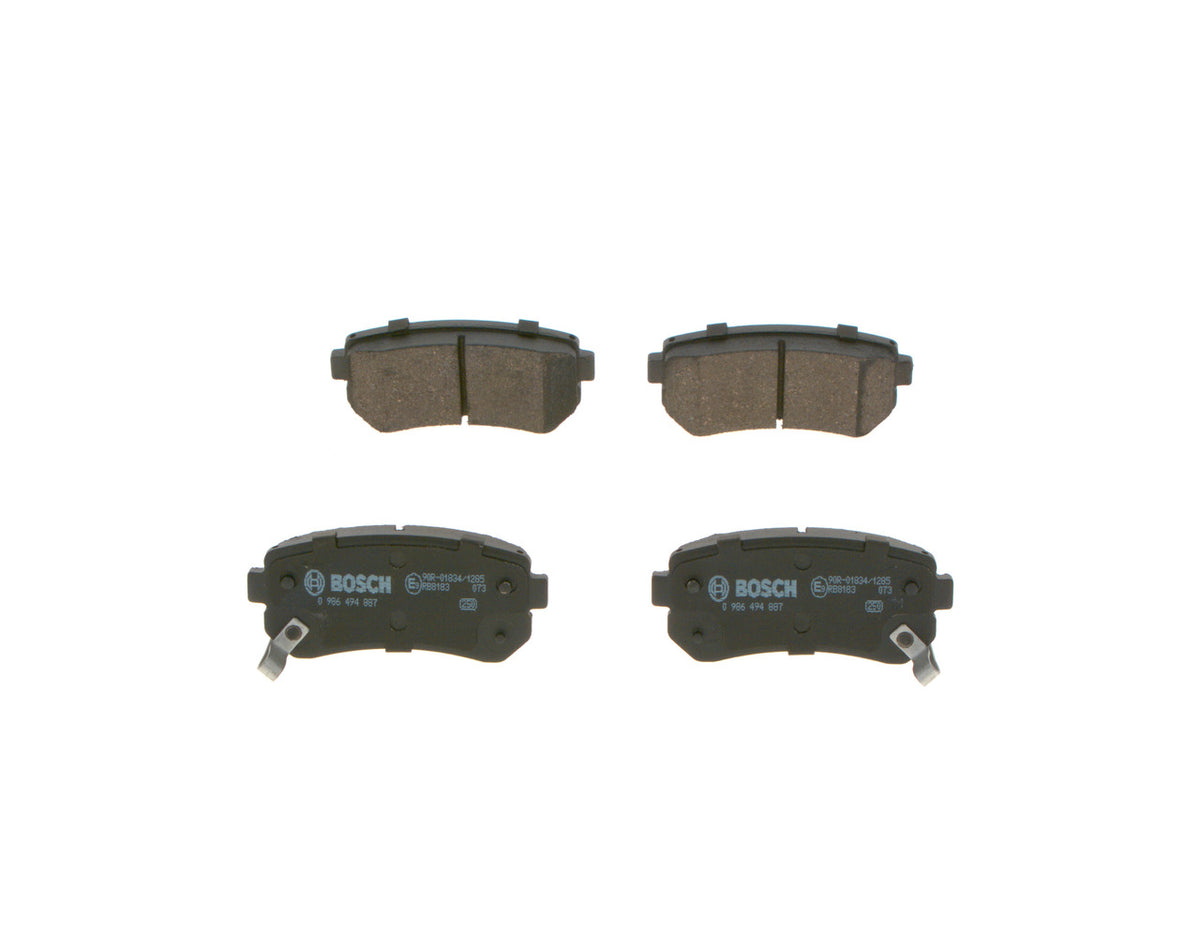 set placute frana,frana disc 0 986 494 887 BOSCH
