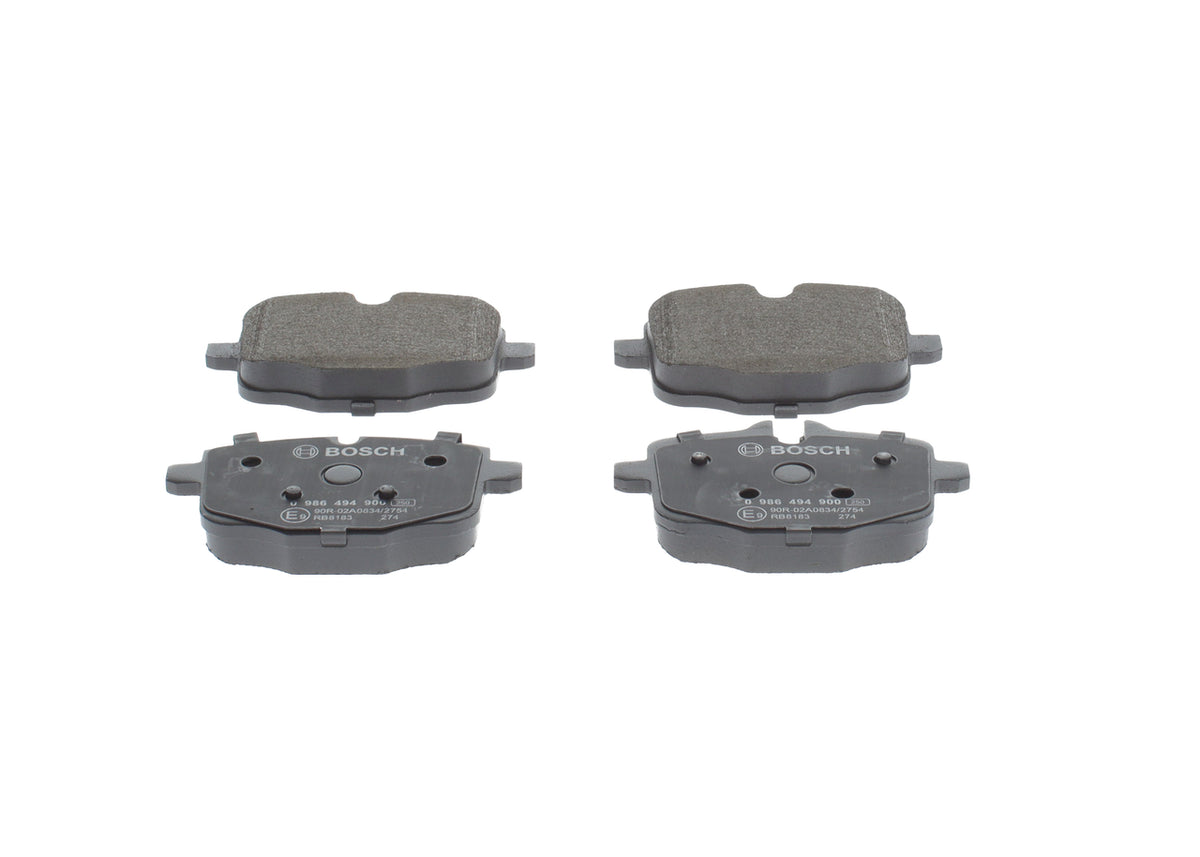 set placute frana,frana disc 0 986 494 900 BOSCH