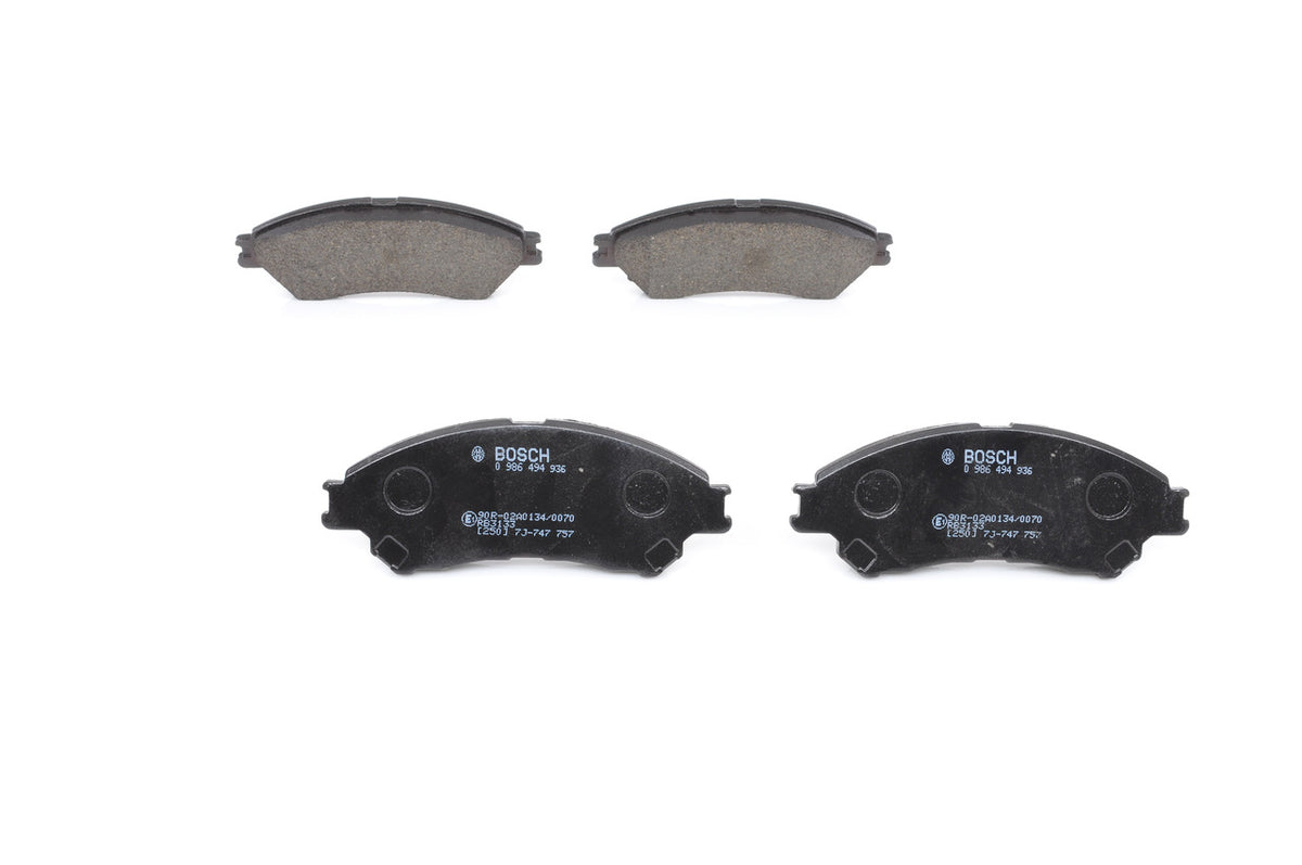 set placute frana,frana disc 0 986 494 936 BOSCH