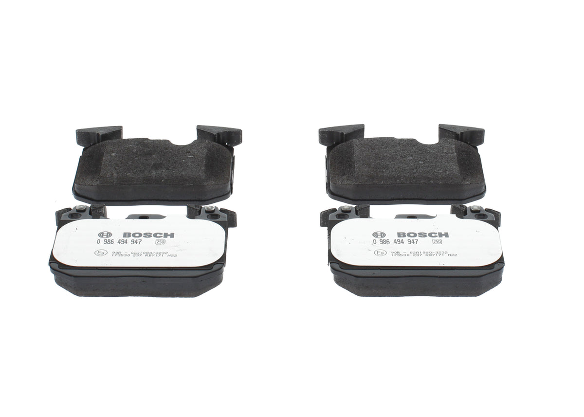 set placute frana,frana disc 0 986 494 947 BOSCH